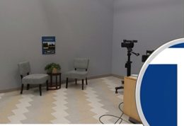 The interview set